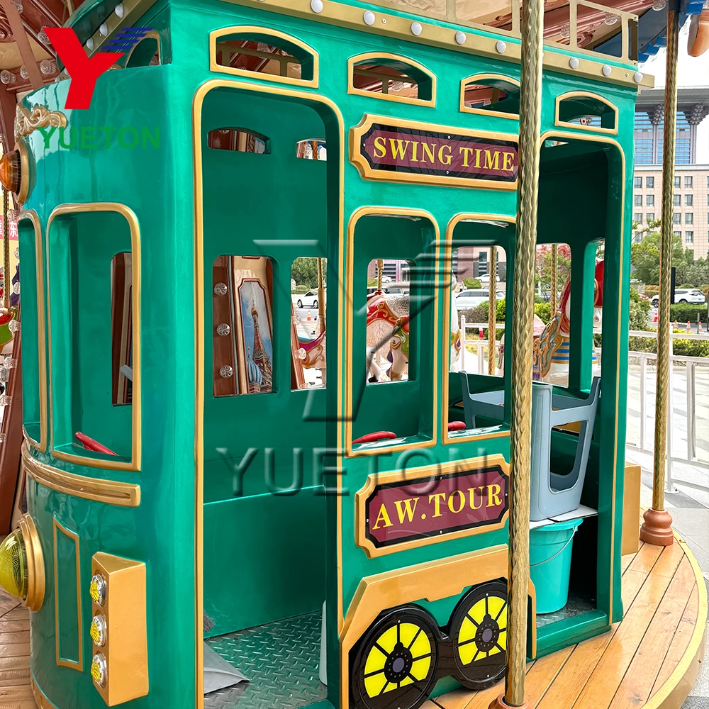 16 Seats Luxury Theme Amusement Park Equipment Carrousel Horse Rides Kids Adult Merry Go Round Carousel For Sale