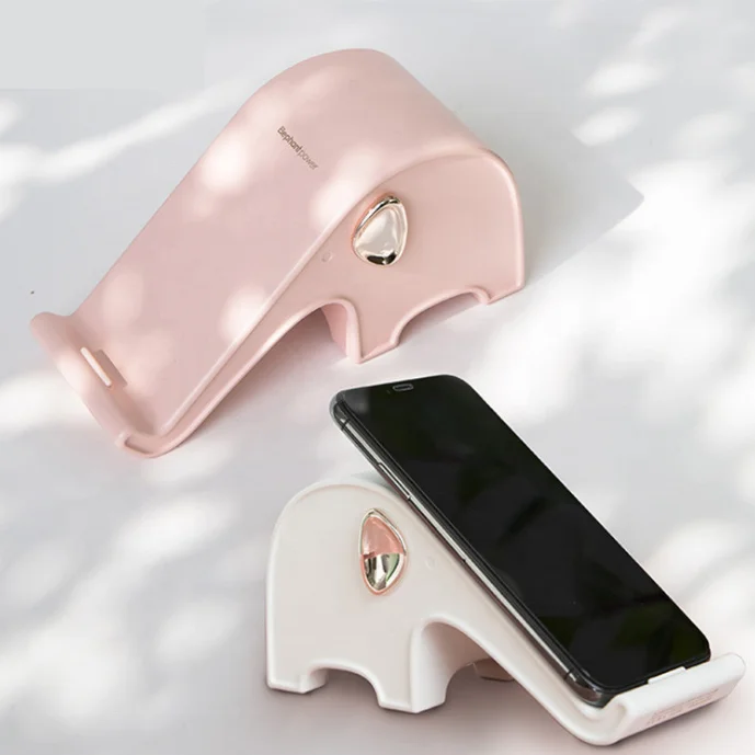 
Most Popular Elephant Fast Wireless Charger Mobile Phone Holder Charger With Micro Port 