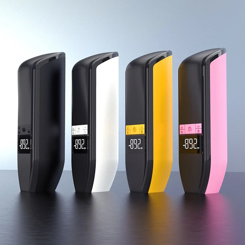 
Portable lighting smart digital seatbelt car tire wireless inflator air compressor tyre pump for Bike Motorcycle Football 