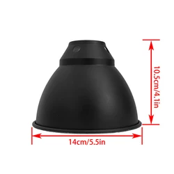 5.5 8.5 Inch Reptile Light Aluminum Reflector Dome Reflection Cover Lamp Light Fixture Deep Dome Reptile