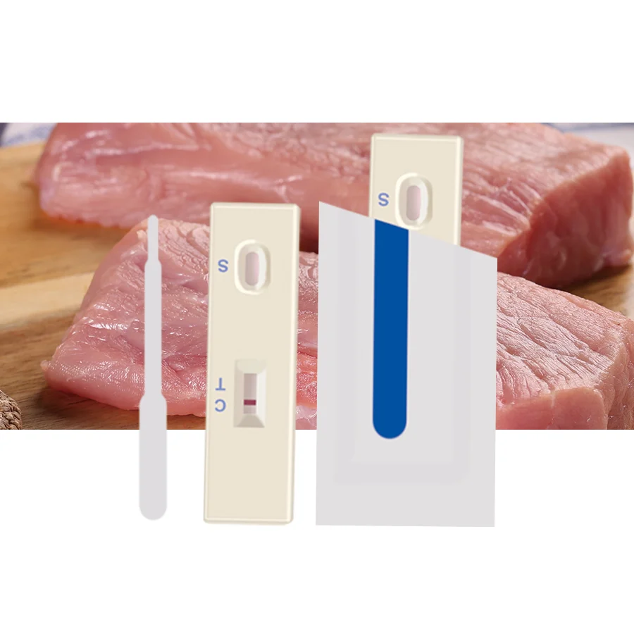 Clenbuterol detection veterinary residue test strips food safety detecting kit swine/bovine/sheep meat Clenbuterol test card