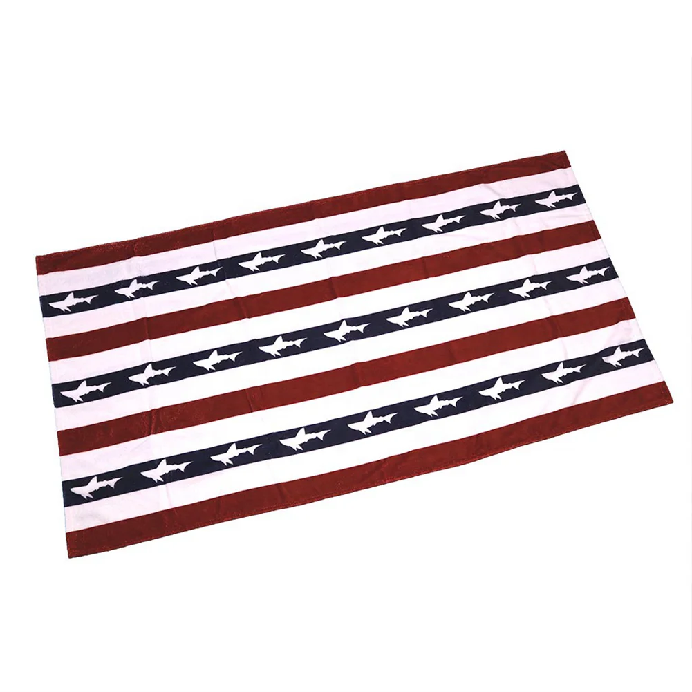 European and American new style beach towel stripe printing beach towel adult children quick-drying