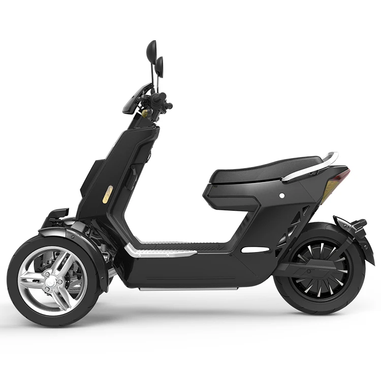 V28 Motorized Tricycle Electric Scooter 3 Wheels for Adult Electric Tricycle 45km/h Motorcycle
