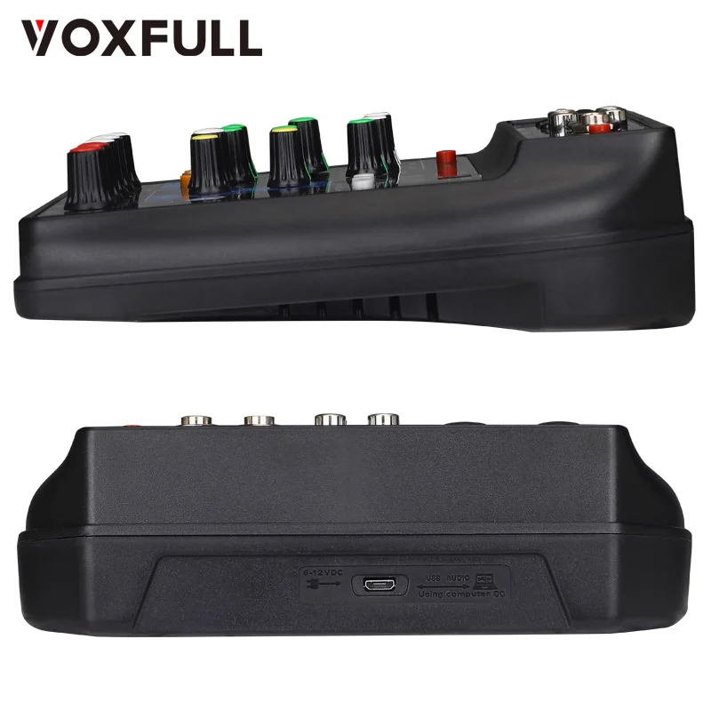 Voxfull MX-04 микшерный пульт воспроизведения и записи Dj партии школьные звук звукомикшер