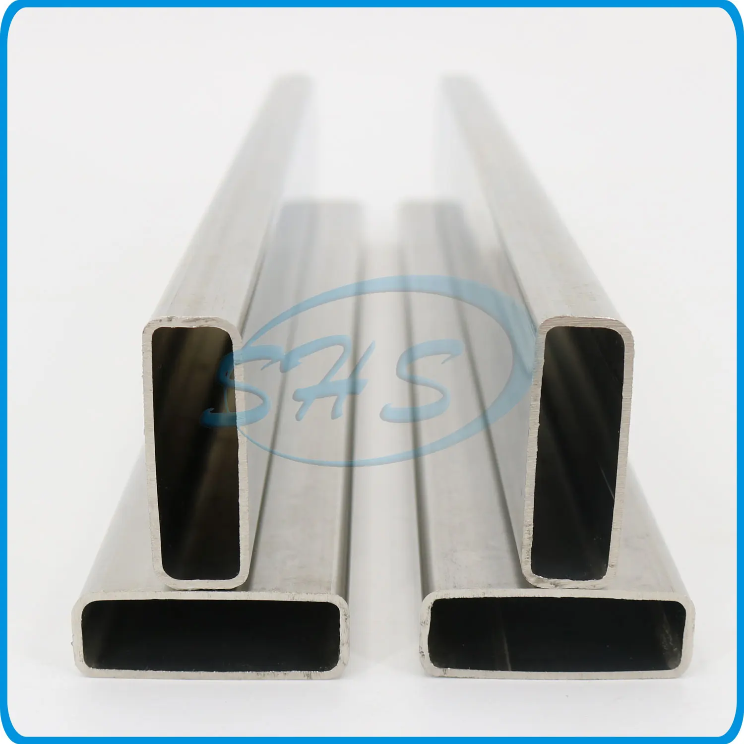 Customize AISI 201 304L 304 316L 430 Stainless Steel Flat Pipes with Polishing Surface for Handrail Furniture Decoration