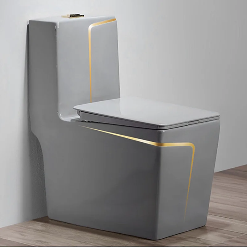 High quality chinese home hotel s-trap one piece toilet bathroom commode wc toilet sanitary ware ceramic floor mounted toilet