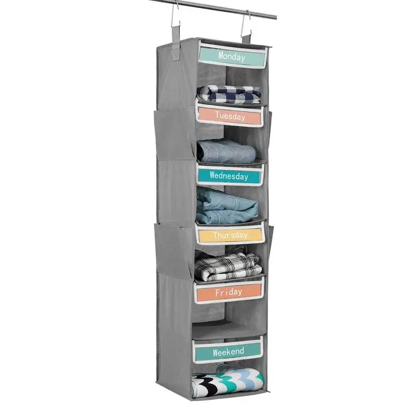 Weekly Hanging Closet Organizer