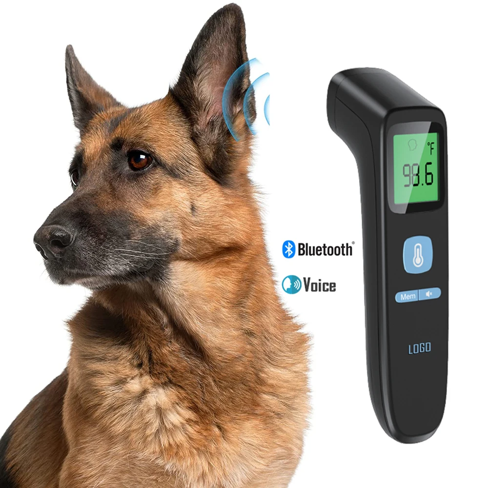 Finicare CE ROHS FCC Factory OEM ODM Support Custom LCD Infrared Forehead Dog Thermometer