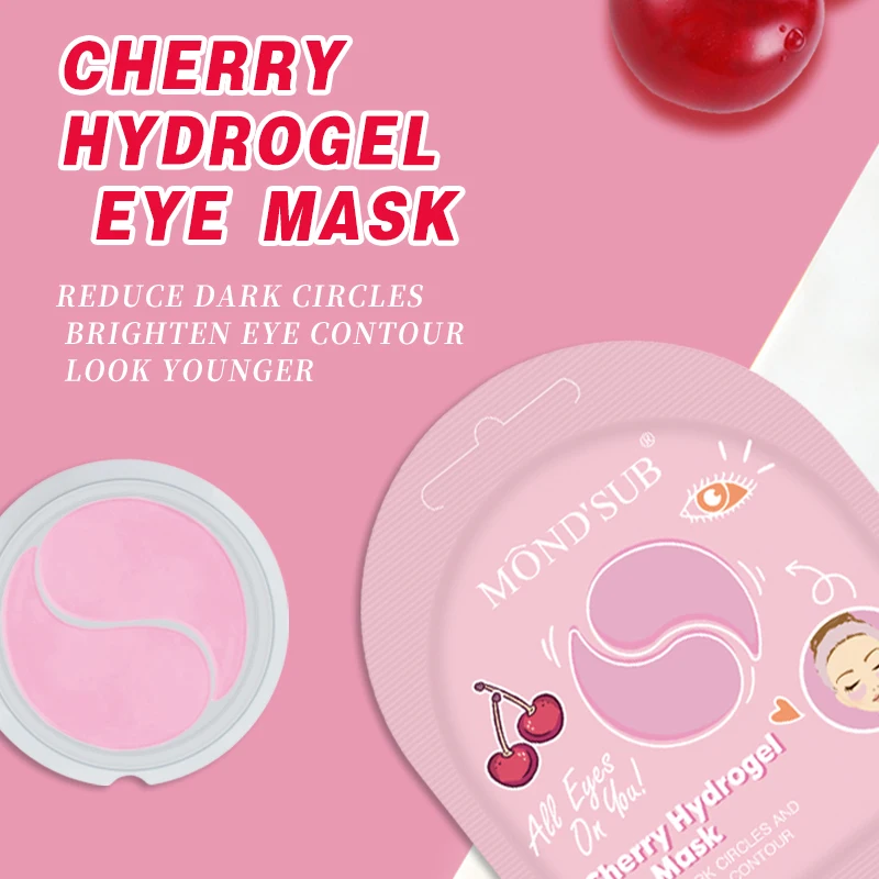 OEM Korean Anti Wrinkle Hydrogel Eye Mask Pufffy Gold Under Eye Patches Gel Dark Circle Disposable Dry Eye Mask Set