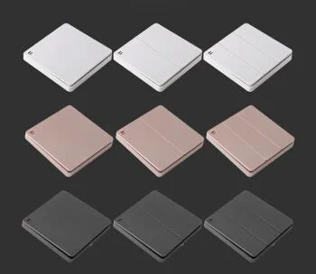  1/2/3 Gang Smart wall switch WIFI Crystal Glass Wireless Light Tuya App remote Switch With google
