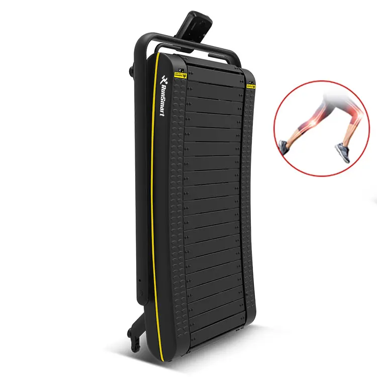 Woodway low noise running machine easy speed control buy a curved treadmill without electric fitness equipment for home use