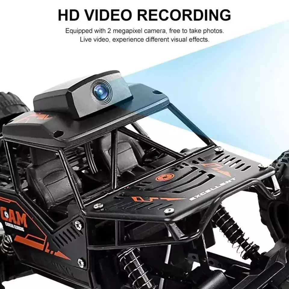 High Speed Electric Wifi Camera Alloy Radio Control Toys Remote Control Drift Climbing Toy RC Car