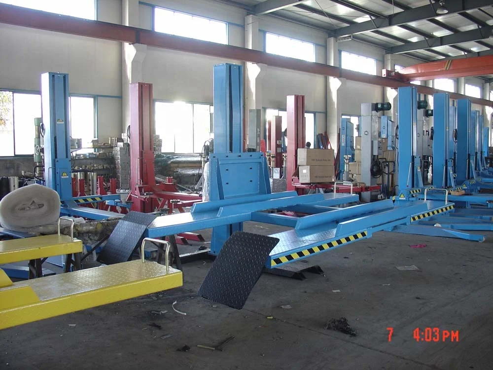 Portable 2500 KG hydraulic single post car lift with electric unlocking parking lift