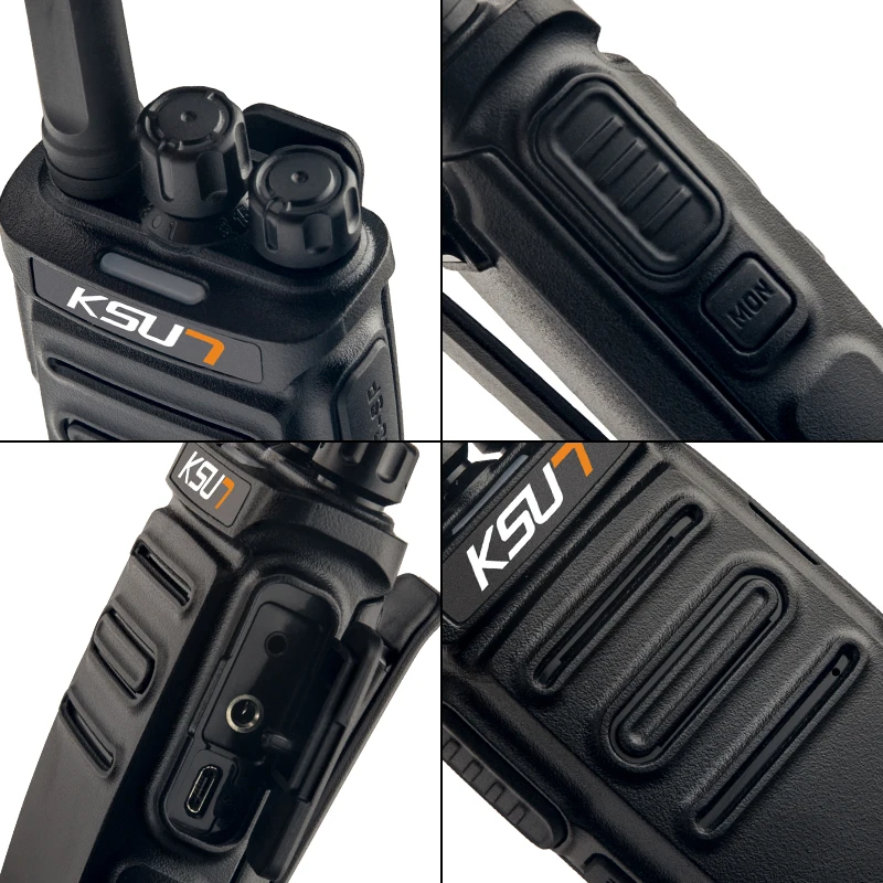 Mini Two Way Radio Receiver HF Transceiver Rechargeable Ham Radios Comunicador UHF 400-470MHz Waterproof Portable Walkie Talkie