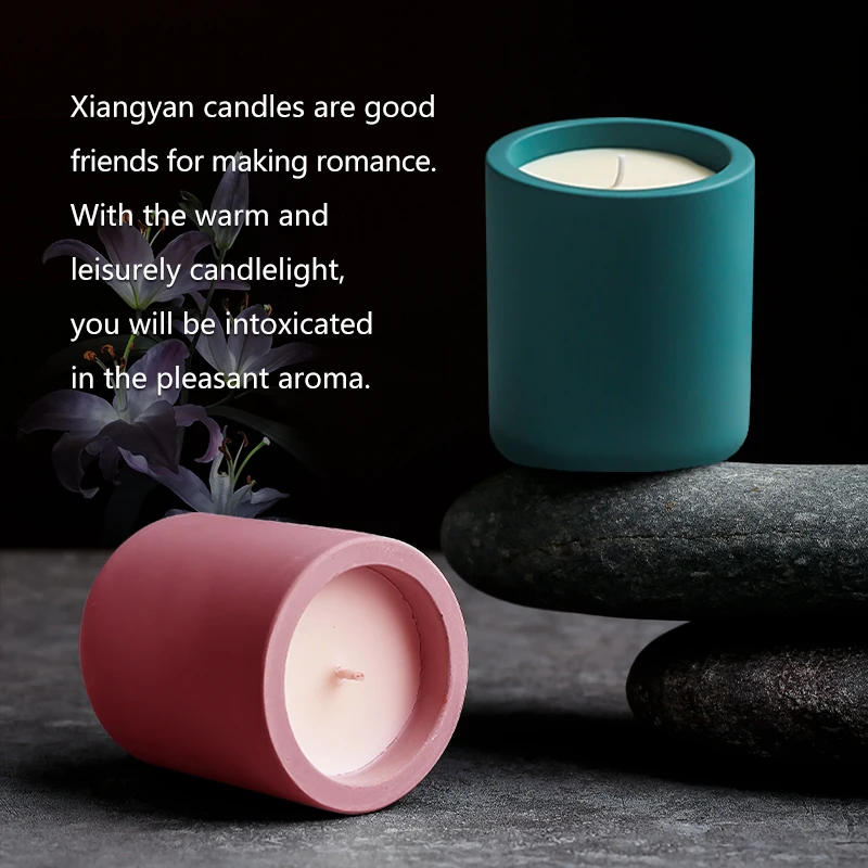 Wholesale Luxury Aromatherapy Scented Soy Wax Candles with Lid 10oz Custom Private Label Scented Candle