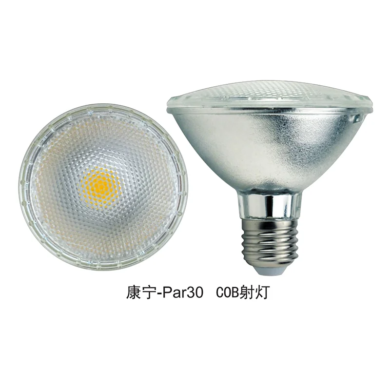 PAR20 7W PAR30 9W 12W  PAR38 12W 15W 18W 100Lm/W Dimming and not dimming LED glass  Spot Light KH-KN
