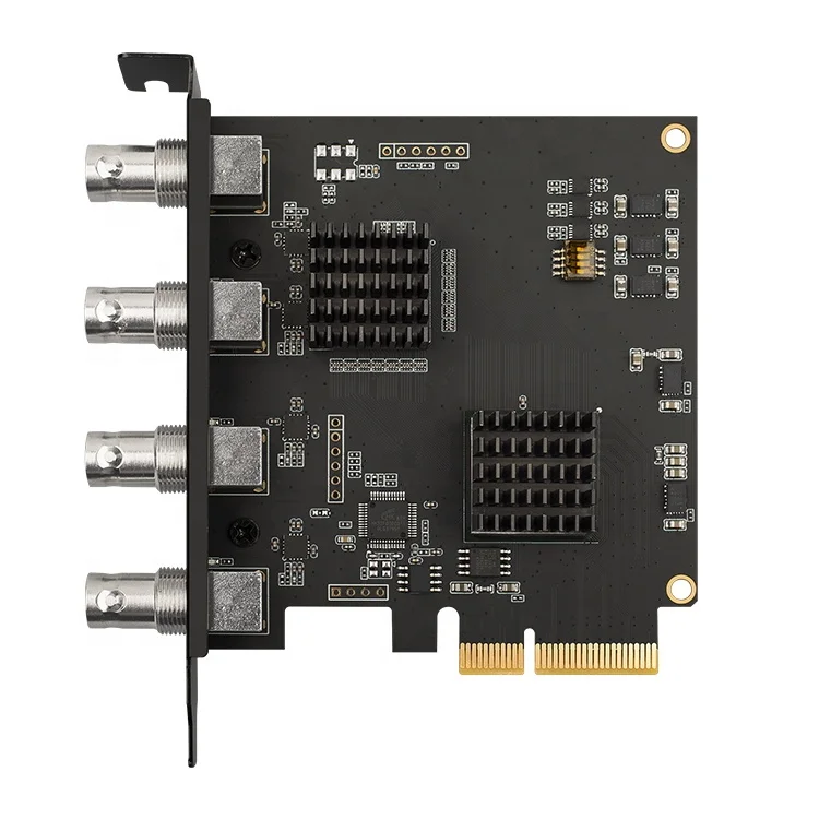 wholesale 4-channel 3g-sdi pcie capture card capture video 1080p 60hz 4 channel sdi pci-e capture card for live streaming