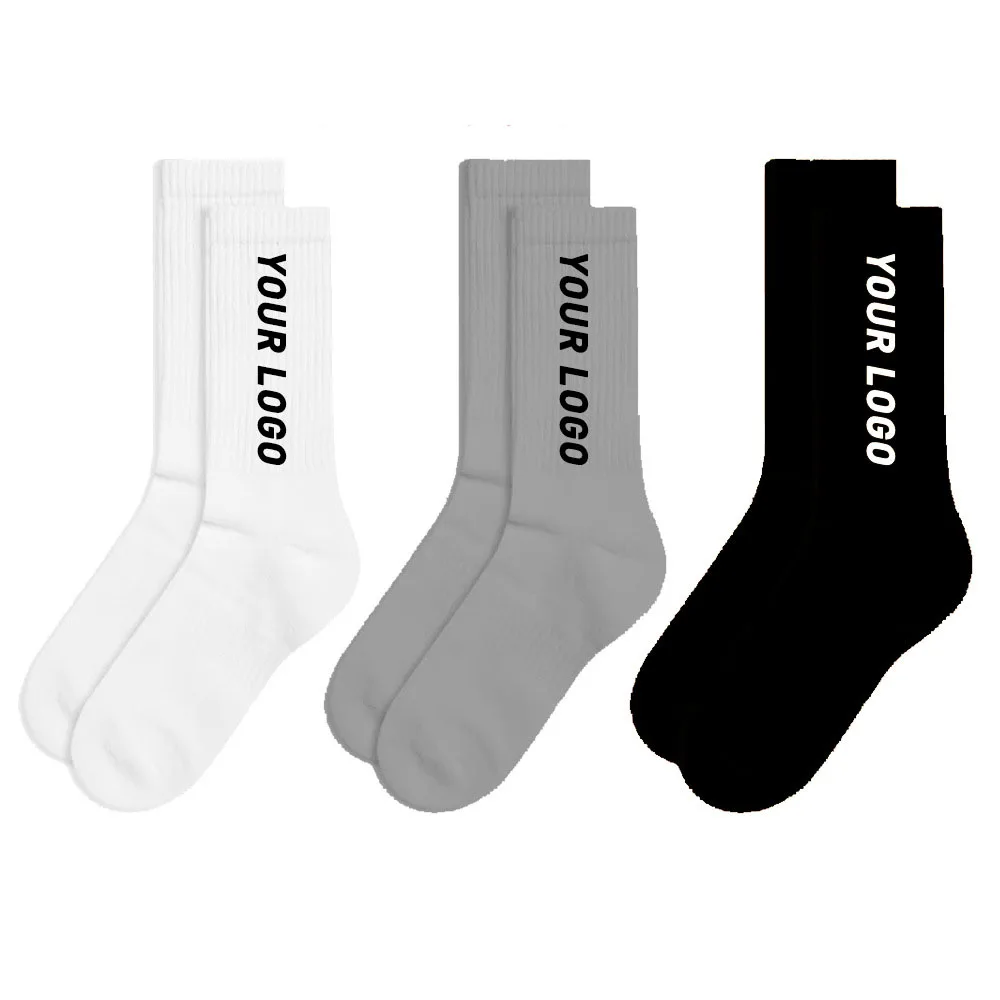 Low Moq High Quality Professional Socks Factory Unique Own Logo Design Custom Socks With Customized Labels Tags Packaging