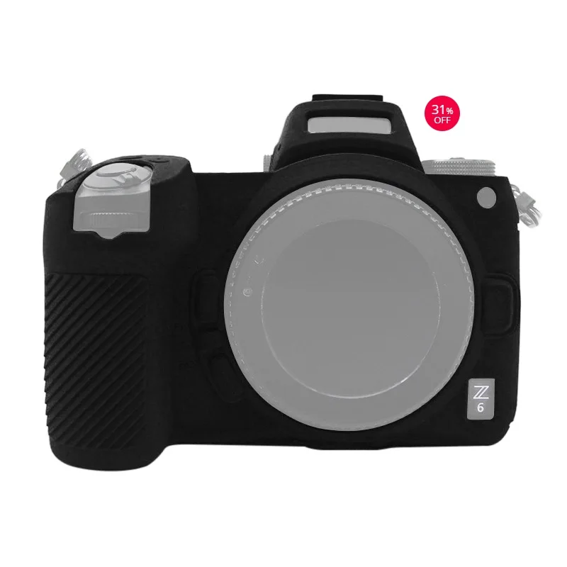 В наличии Прямая продажа с завода PULUZ мягкий силиконовый защитный чехол для Nikon Z6 / Z7