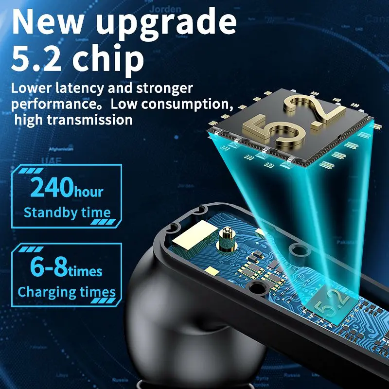 Q31 Tws Gaming Earphone Bass Stereo Wireless Headset Game Music Waterproof Earbud Mini Touch In-ear Headphones