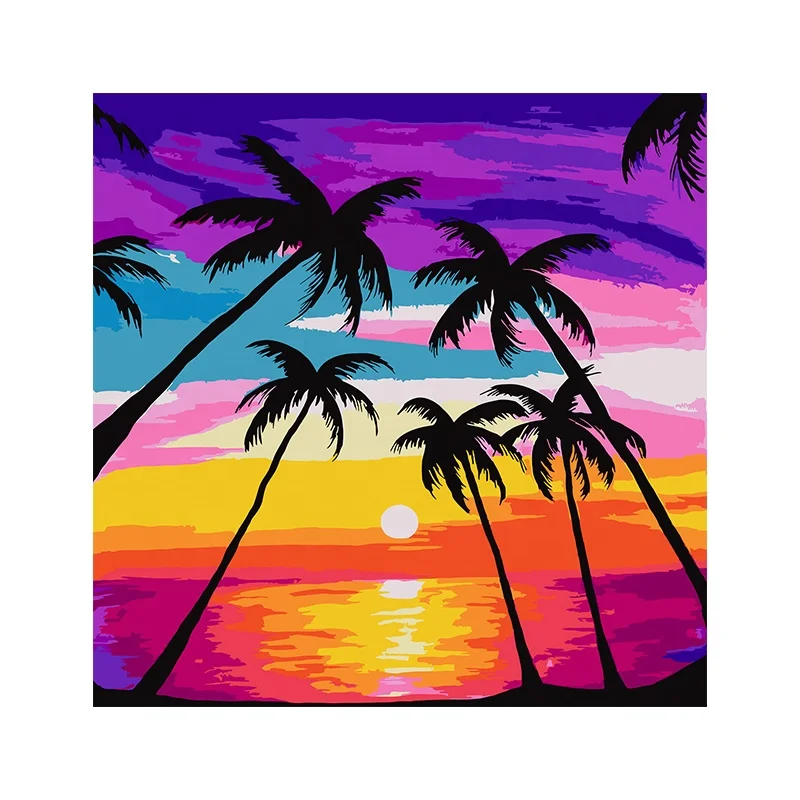 Abstract Vintage Style 100% Pure Hand Painted Wall Pictures rosa multiflora pattern 25*25  digital oil painting