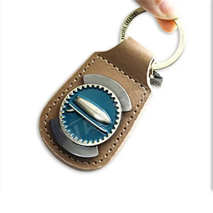 Оптовая продажа от производителя Keychain металлический спортивный кожаный автомобильный брелок для ключей из искусственной кожи