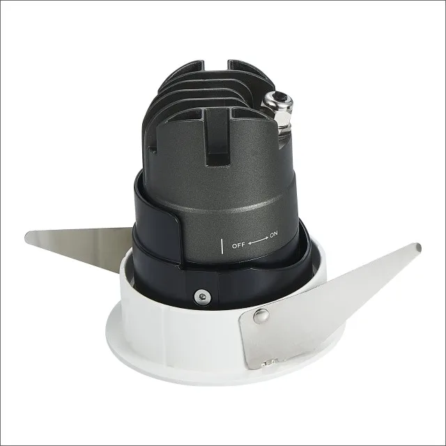 Factory wholesale 5w/8W/13W frameless led downlight hotel downlight with 75mm cut out recessed pinhole downlight