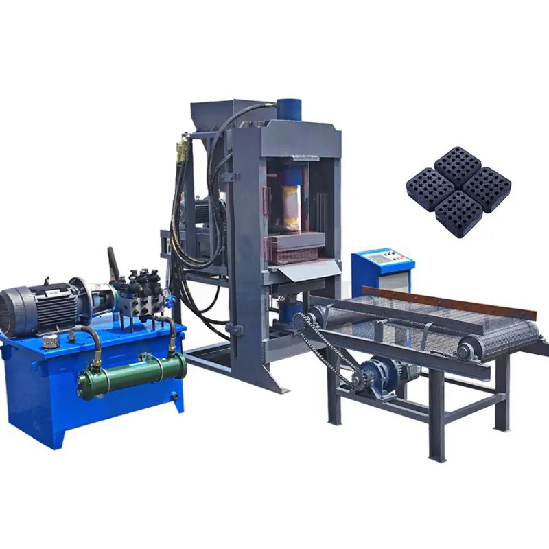 Smokeless shisha charcoal briquette press making machine price manual coconut bamboo charcoal making machinery for sale