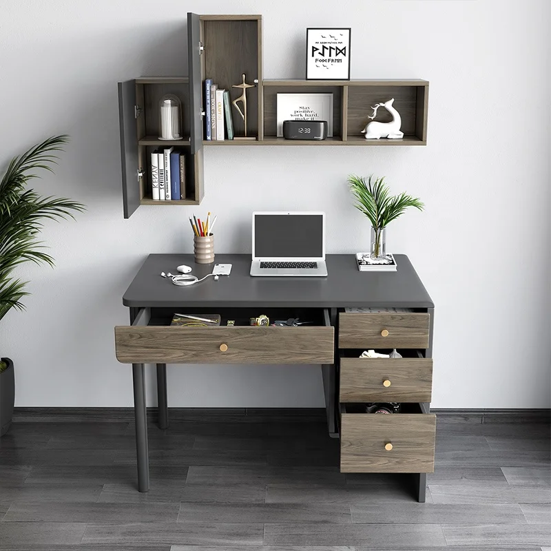 Simple Modern Bedroom Furniture Student Learning Study Table For Home Office