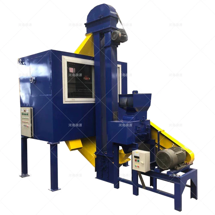 New High Quality Automatic Tire Steel Silicone Gel Rubber Recycling Magnetic Separator Recycle Machine