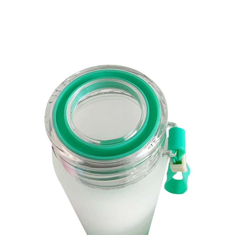 USA warehouse ombre sublimation 17oz drink glass colorful gradient frosted glass water bottle ombre color glass bottle