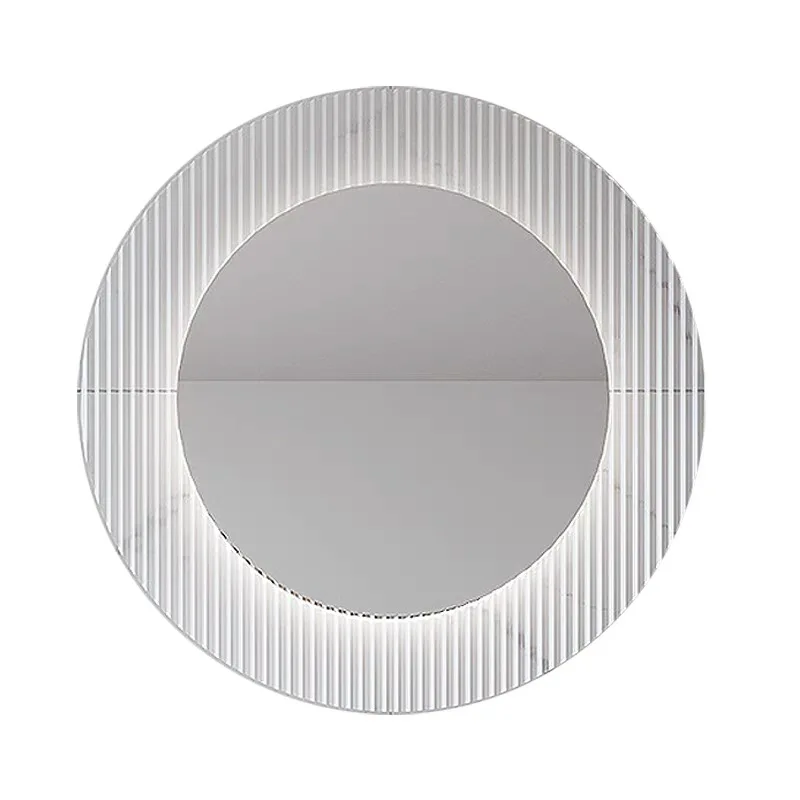 Wall Decorative Luxurious Round Acrylic Smart Led Lighted Backlit Design Mirror With Backlight