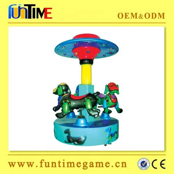 Funtime завод работающие от монет детские мини-платья; Карусель/3 мест мини-карусель для продажи/любителей механических игр детей