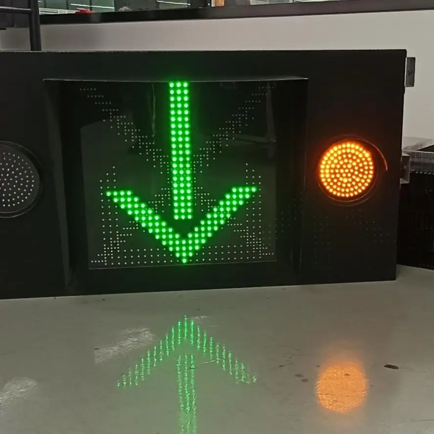 Traffic signs led arrow light signal traffic road led sign lane control left right Arrow stop LED board variable messsage sign