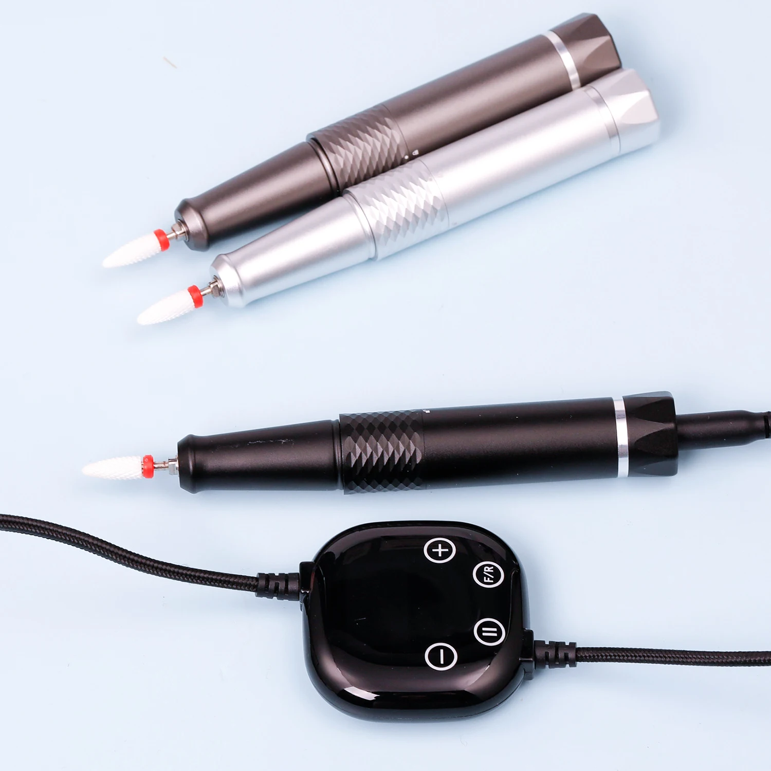 High Quality Acrylic Nail Drill Machine Professional Portability Strong Handpiece Rechargeable Electric Nail Polisher And Buffer