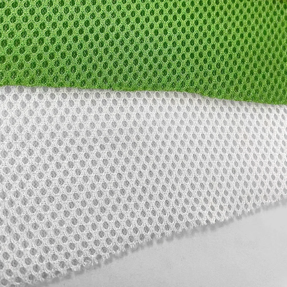 Free Sample Recycled Honeycomb 3D Air Spacer Sandwich Mesh Fabrics For knapsack
