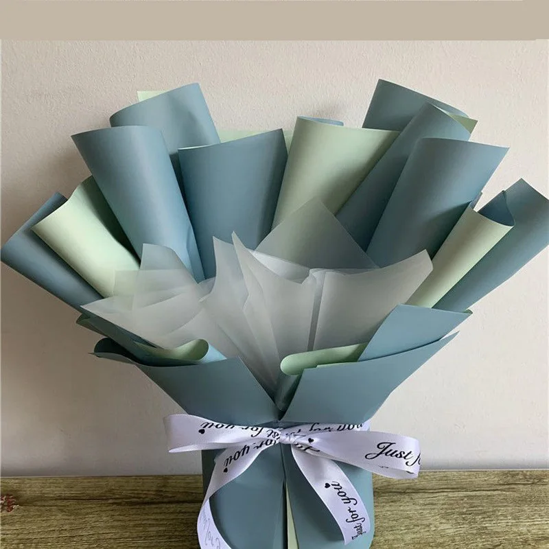 Factory wholesale popular fashion customized printed gifts flower wrapping tissue paper sheets for packaging