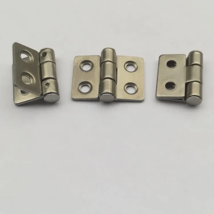 Stainless Steel Folding Butt Hinge for Wooden Boxes, Window Wood, Home Kitchen Furniture Hardware (20 X 27x 1.2mm)