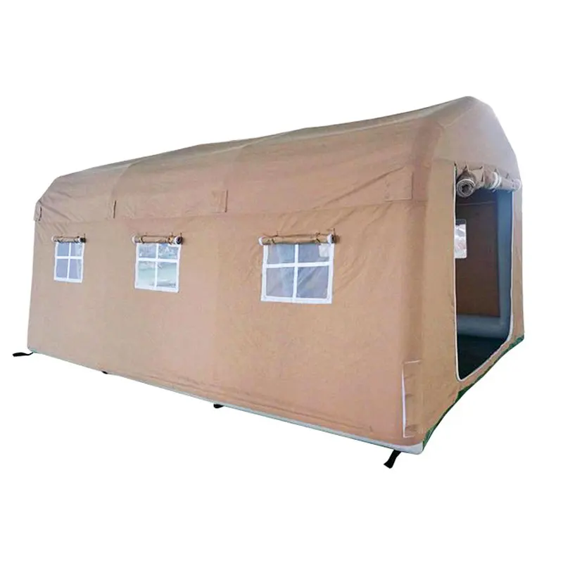 5*6m Saudi Arabia suppliers air tent inflatable camping outdoor hiking canvas tent waterproof inflatable tent