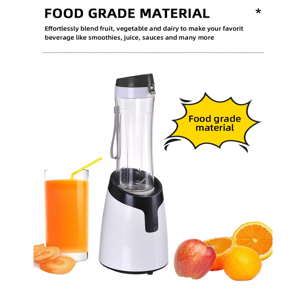 kitchen living mixer blender and smoothie maker juicer machine electric with cups plastic for drinks for retail store