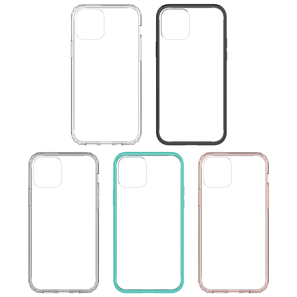  Мягкий прозрачный акриловый чехол из ТПУ для мобильного телефона iPhone 12 13