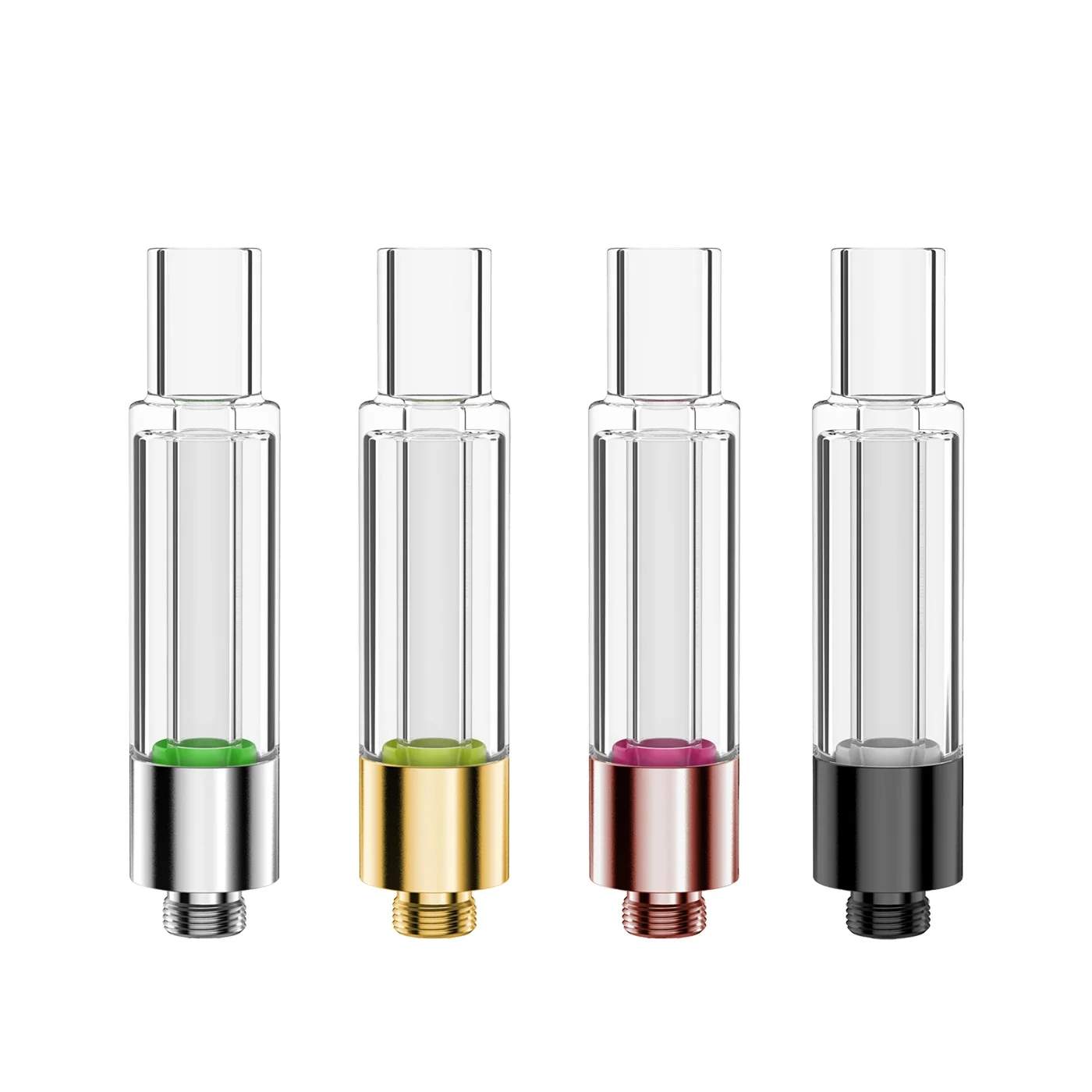 Full Glass Vape pen no pb Cartridges half gram oil cartridges Glass atomizer 510 Thread Vape Carts Empty Glass Tank
