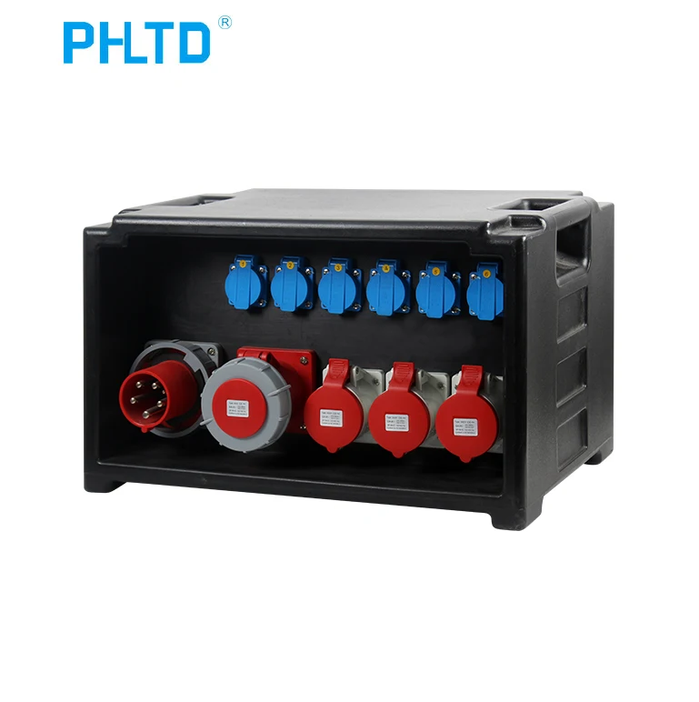 Лидер продаж, штепсельная распределительная коробка для освещения сцены, портативная распределительная коробка, промышленная розетка, сценическая мощность