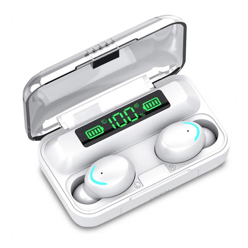 
Free shipping f9-5c Wireless Earphone Headphone TWS Mini In-ear Earbuds Sports Gaming HIFI LED Power Display Audifonos Headset 