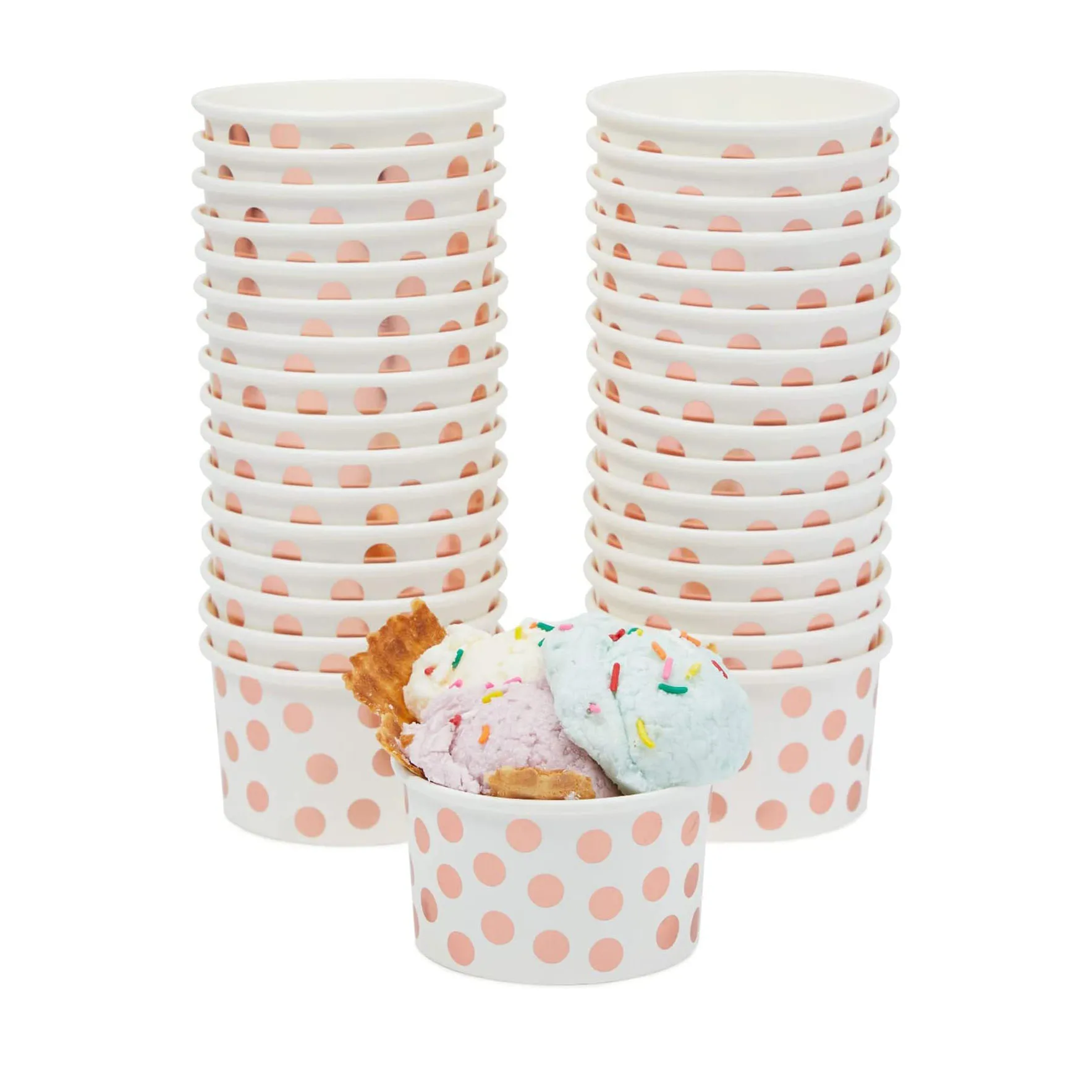 High Quality  Ice Cream Paper Cups with Lid Custom Logo  Paper Cup With Best Price