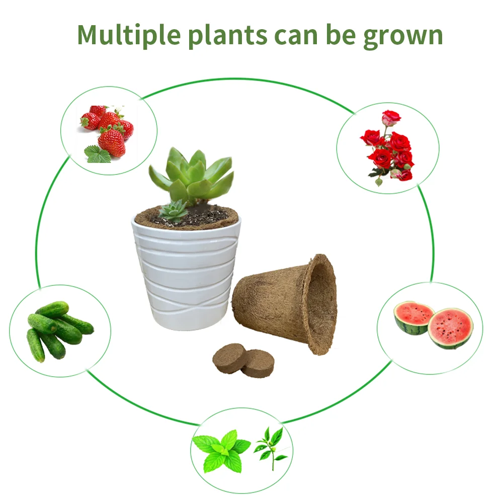 chinese-made garden planting tool that can be transplanted sells coconut fiber plants on sale coir pot