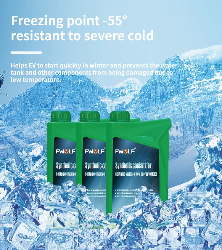 Premium 1L Synthetic Coolant for New Energy Vehicles Premium Antifreeze Formula in Liquid Form
