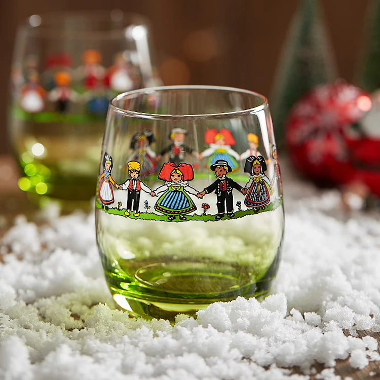 Стакан для маленького человека из Эльзаса, прозрачный стакан для питья в скандинавском стиле, стакан для вина без стакана