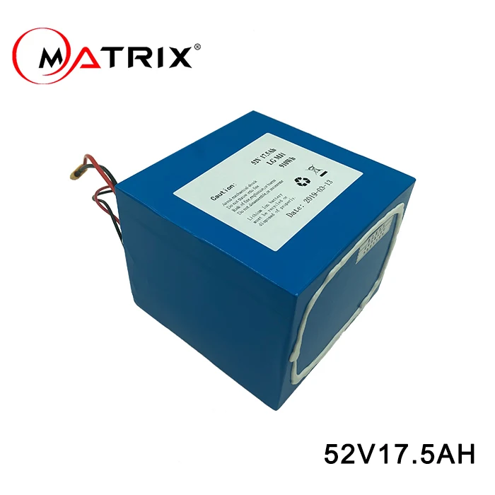 14S5P Rechargeable Li-Ion Battery Electric Scooter 52V 17.5Ah Battery Pack For Mobility Scooter