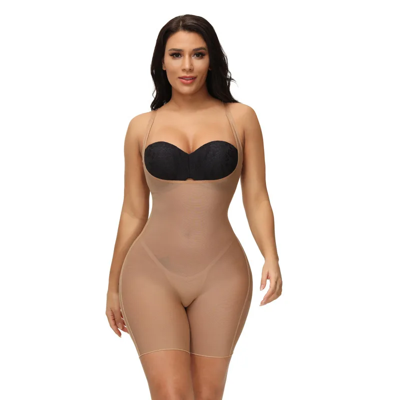 Girdles Fajas Mesh Tummy Control Sculpting Adults Seamless Eco Friendly Shaper Corset Womens Breathable Shapewear Bodysuit